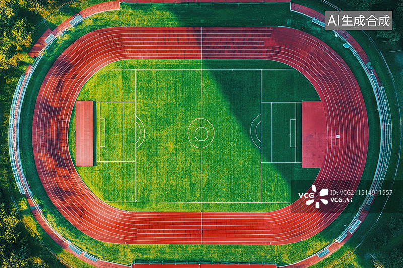 【AI数字艺术】操场跑道体育场体育馆体育图片素材
