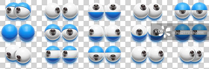 简约3D眼睛图片素材