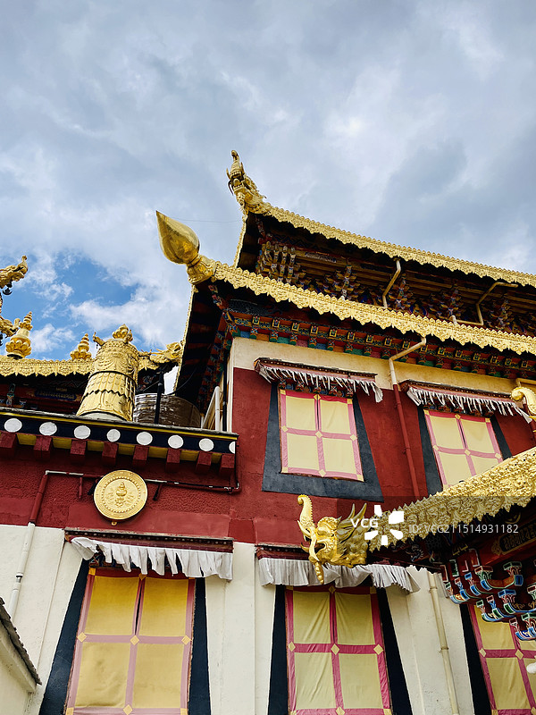 迪庆香格里拉松赞林景区图片素材