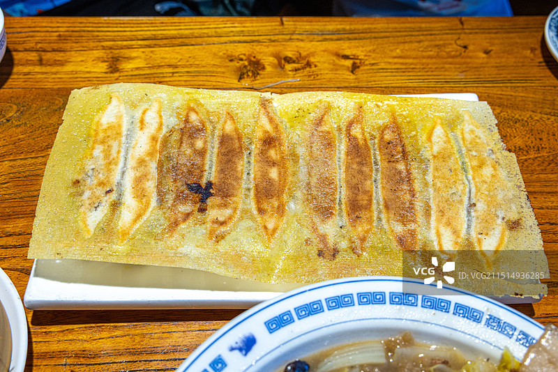 地方美食 洛阳水席 老雒阳锅贴图片素材