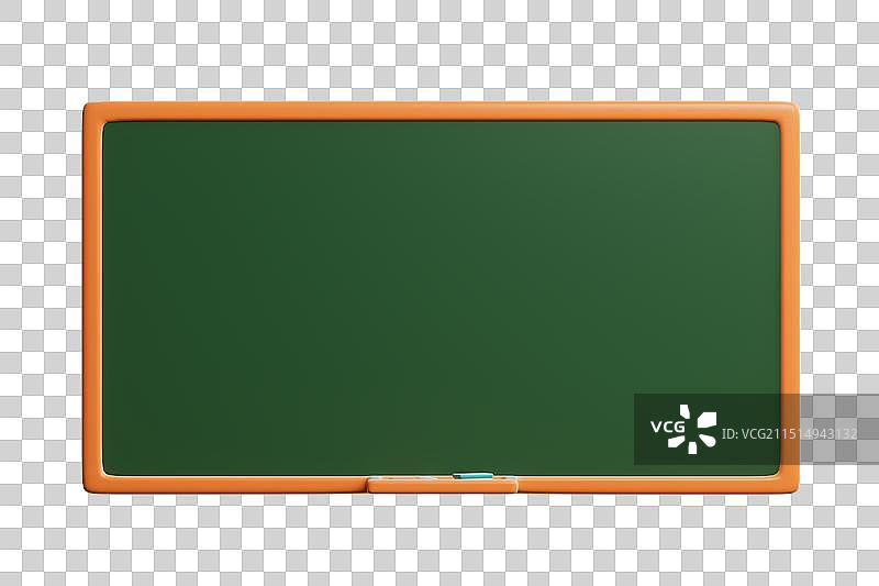 卡通风格的学校教室黑板图片素材