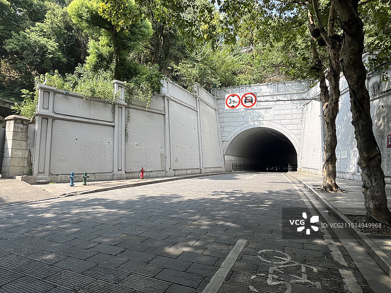 武昌路隧道图片素材