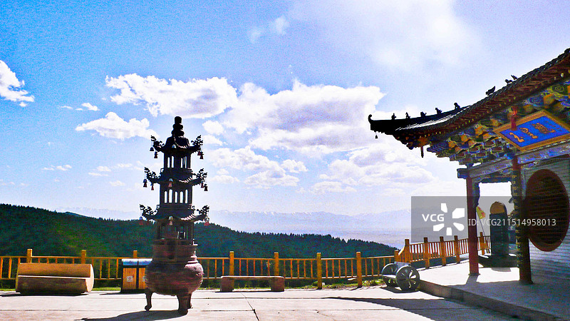 张掖焉支山国家森林公园图片素材