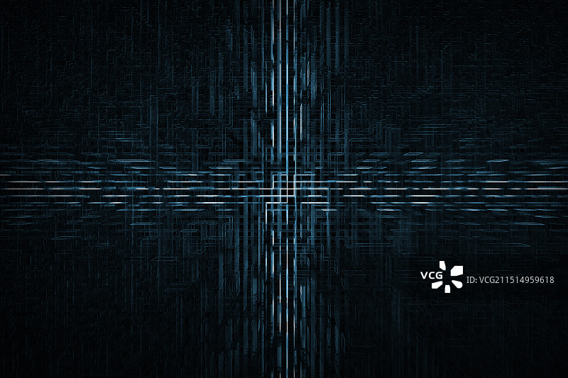 蓝色几何科技感数据抽象线条背景壁纸图片素材