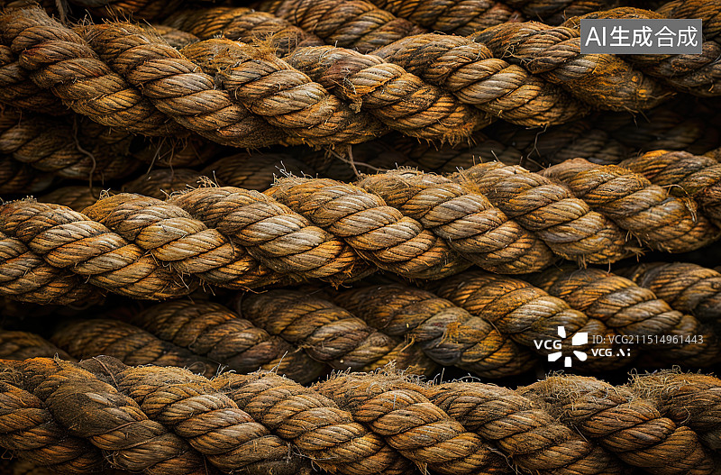 【AI数字艺术】绳子背景图片素材