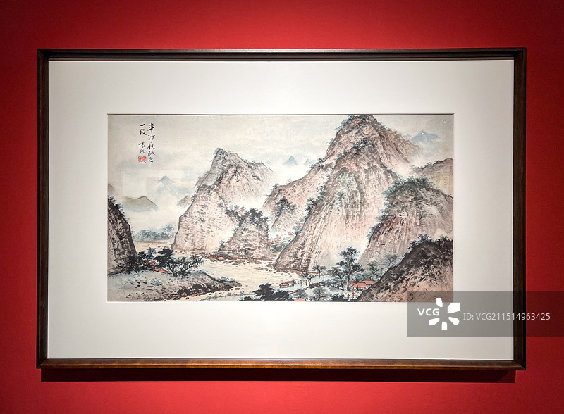 周怀民《丰沙铁路之一段》，北京画院典藏作品图片素材