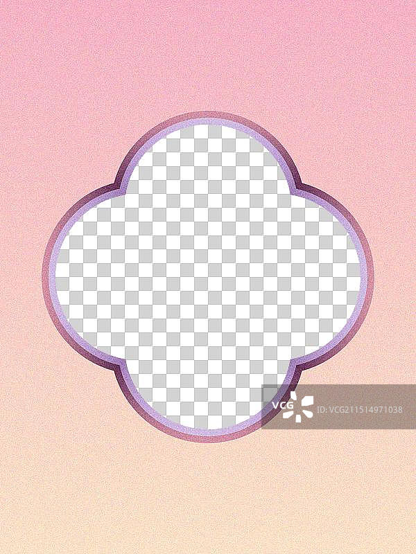 四瓣花图形镂空图案，苏州园林轩窗框景花窗，传统园林造景手法，几何图形形状窗洞门洞图片素材