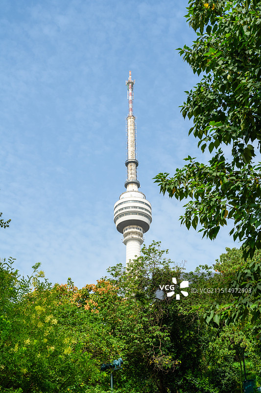 湖北省武汉龟山电视塔图片素材