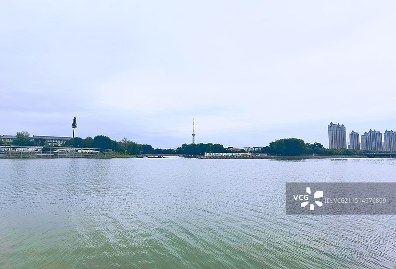 河南省漯河市郾城区4A级景区沙澧河风景区美景图片素材