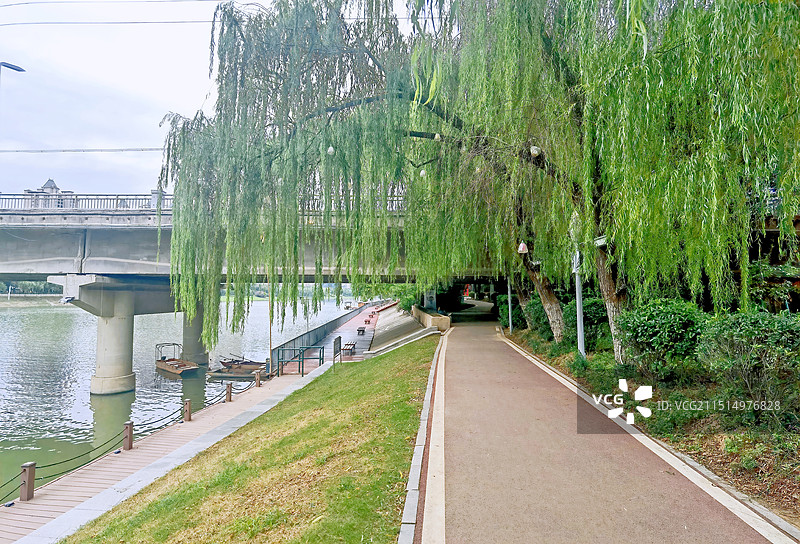 河南省漯河市郾城区4A级景区沙澧河风景区美景图片素材