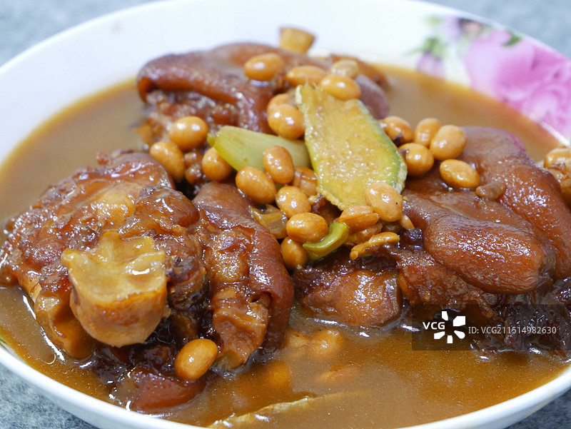 红烧猪蹄图片素材