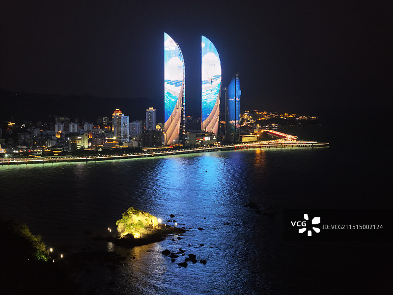 双子塔图片素材