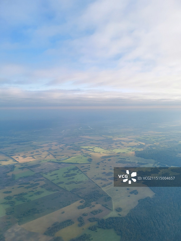 高空下的西伯利亚图片素材