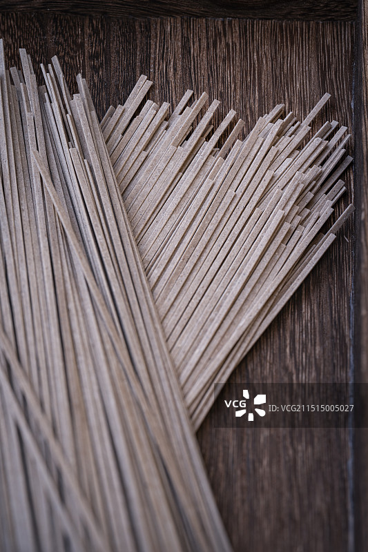 一束荞麦面特写图片素材