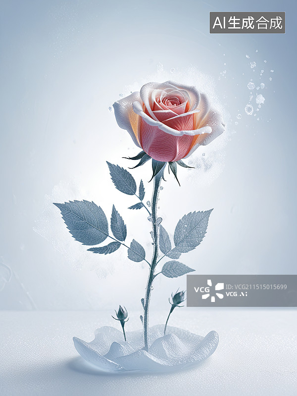 【AI数字艺术】玫瑰花图片素材