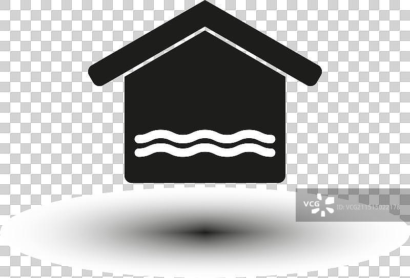 室内水池图标EPS图片素材