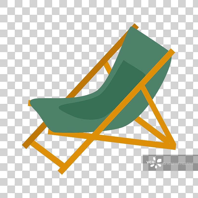 折叠沙滩椅图片素材