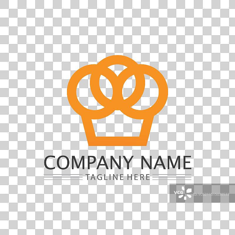 厨师帽Logo设计模板图片素材
