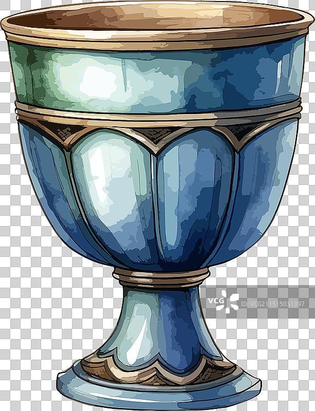 以利亚杯剪贴画（隔离）图片素材