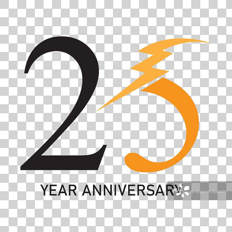25周年纪念标志图片素材