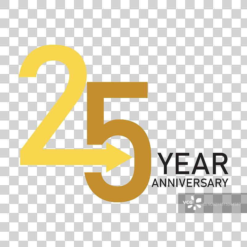 25周年纪念标志图片素材