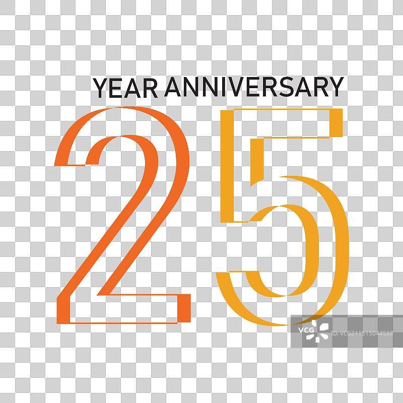 25周年纪念标志图片素材