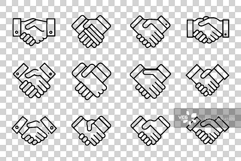 握手协议伙伴关系承诺图片素材