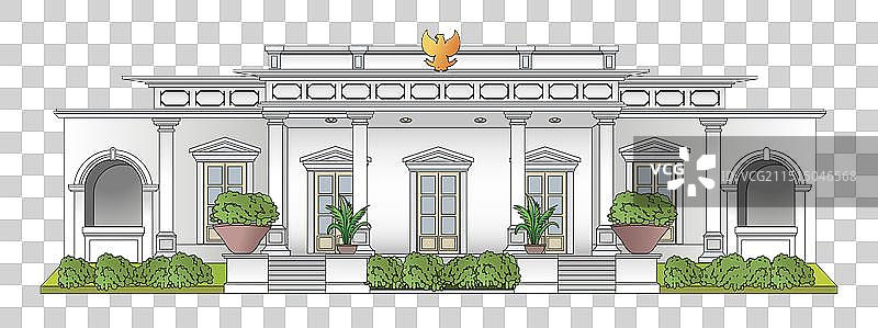 印度尼西亚国家宫殿图片素材