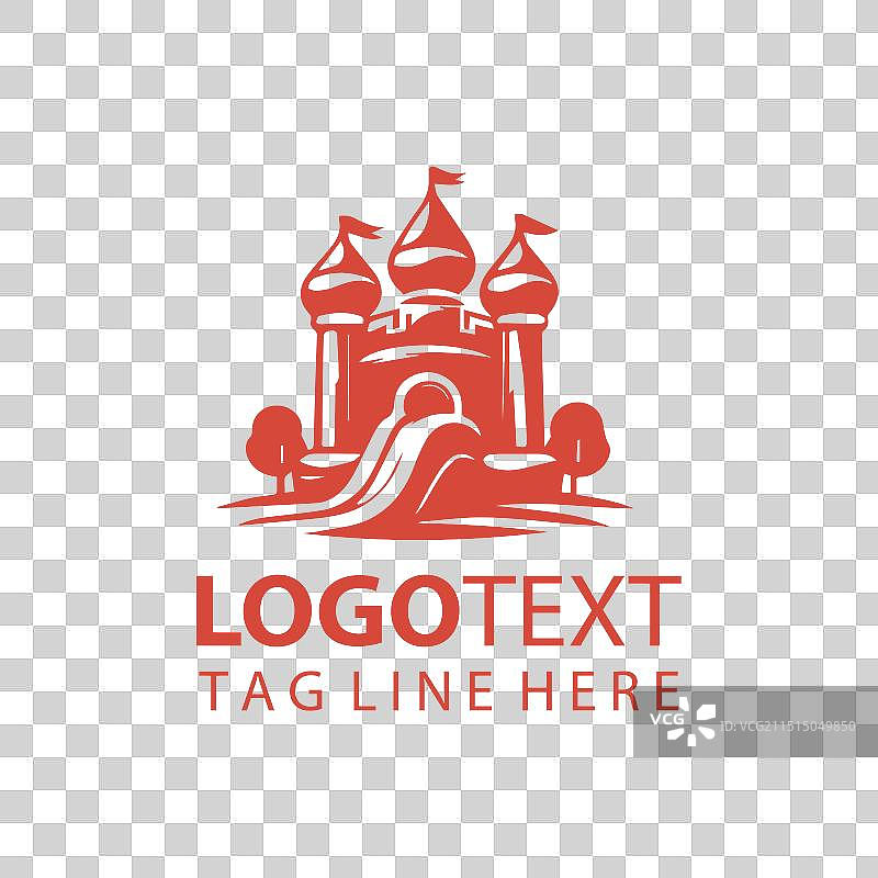 充气城堡标志图片素材