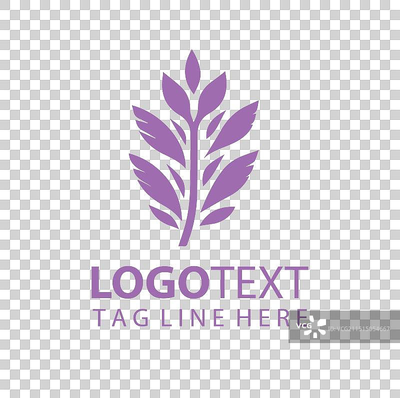 绿叶标志图片素材