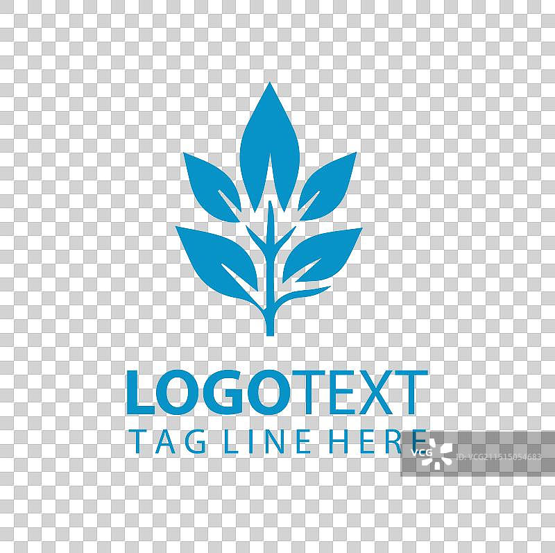 绿叶标志图片素材