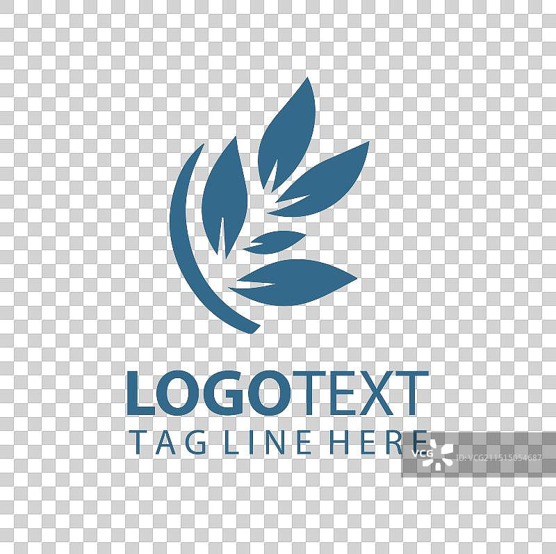 绿叶标志图片素材