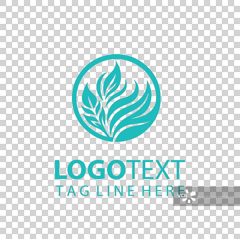 绿叶标志图片素材