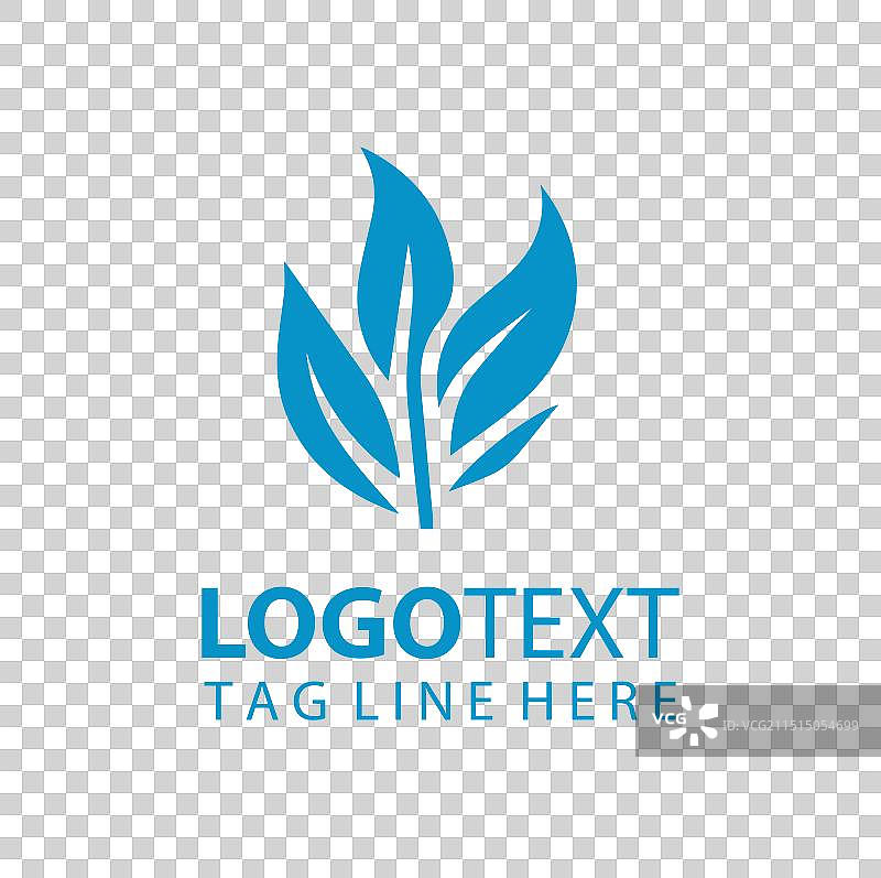 绿叶标志图片素材