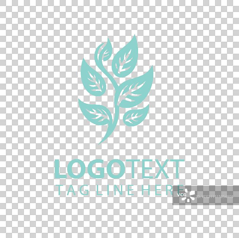 绿叶标志图片素材