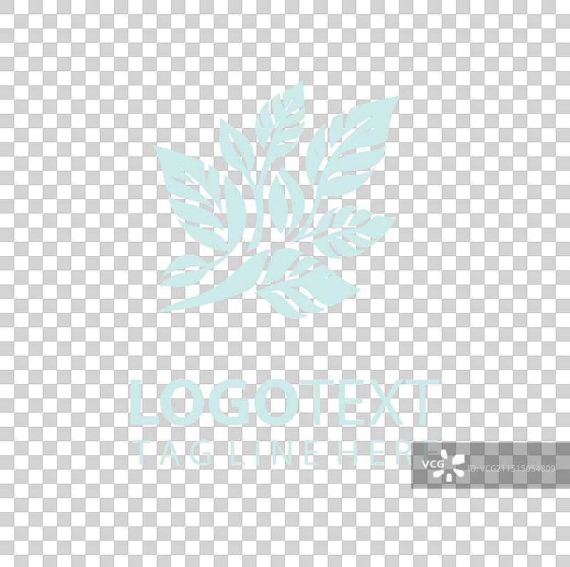 绿叶标志图片素材