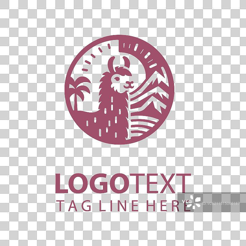 长颈鹿标志图片素材