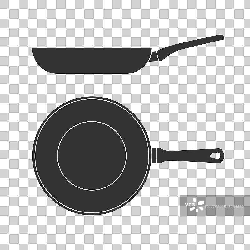 平底锅图标图片素材