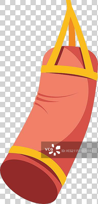 健身房器械：拳击沙袋图片素材