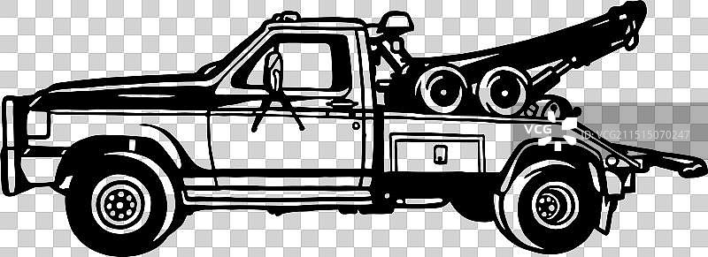 拖车-拖车服务-重型机械图片素材