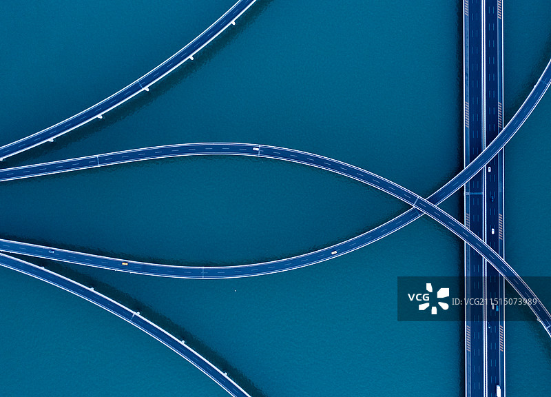 青岛胶州湾跨海大桥图片素材