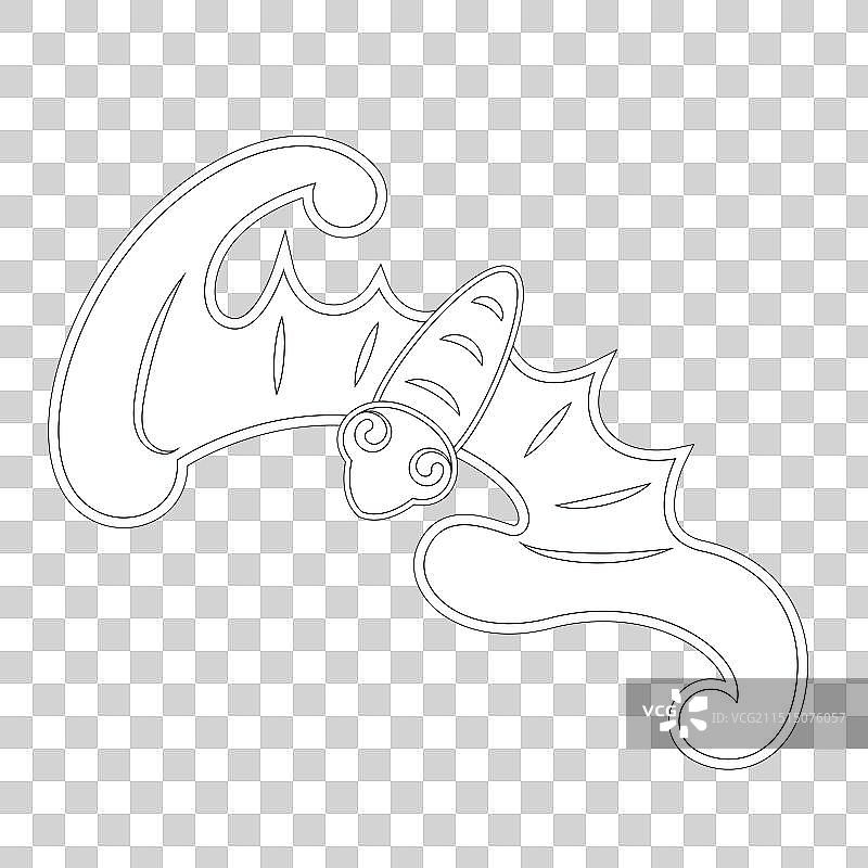 蝙蝠纹样图片素材