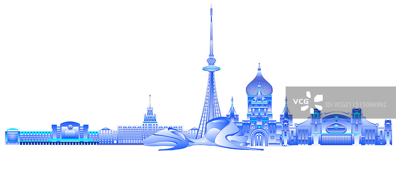 哈尔滨市建筑标志建筑图片素材