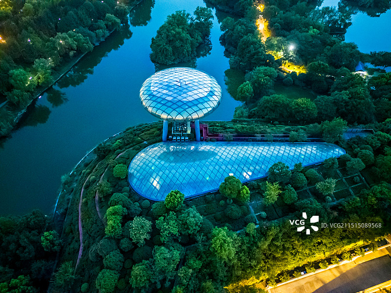 杭州西溪湿地中国湿地博物馆图片素材