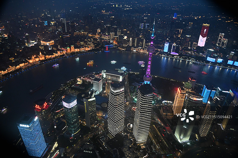 上海金茂大厦88层观光厅图片素材