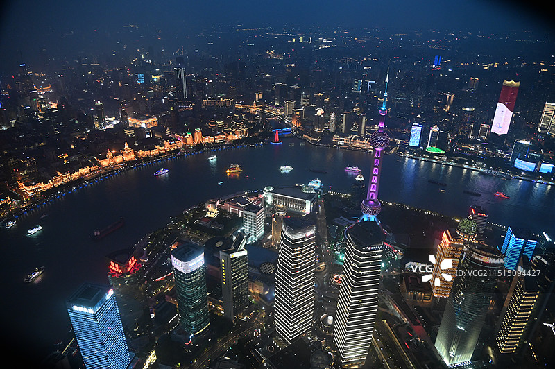 上海金茂大厦88层观光厅图片素材