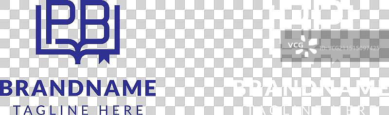 BP与PB书籍标志，适用于商业图片素材