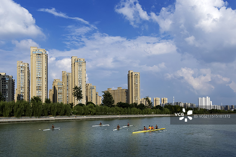 挥汗里运河图片素材