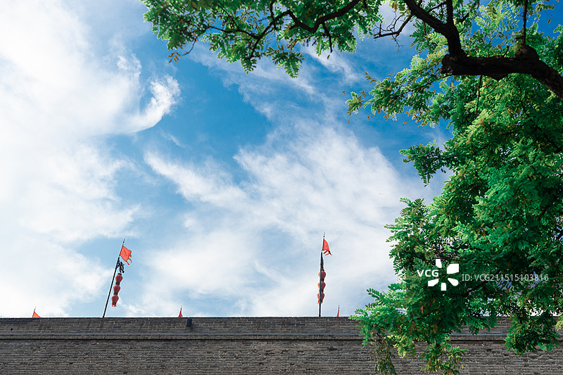 西安城墙图片素材