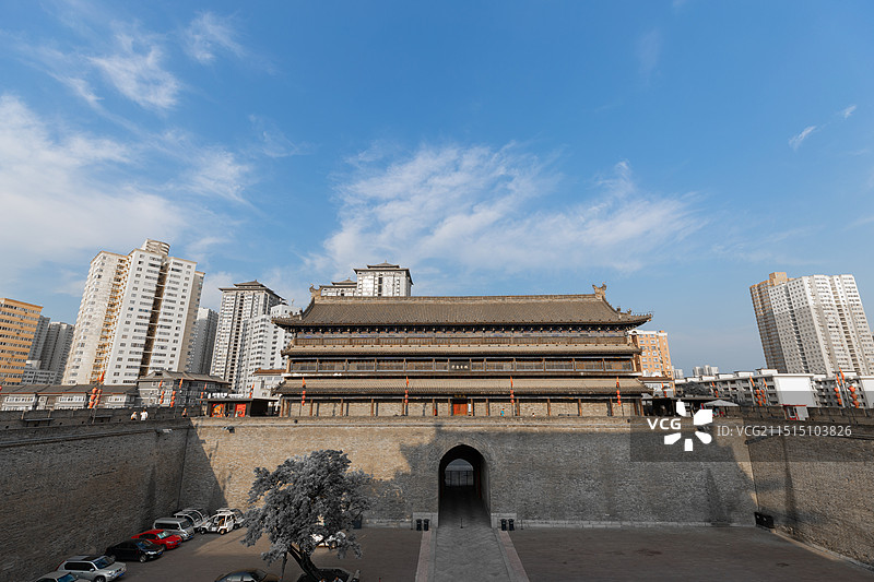 西安城墙图片素材